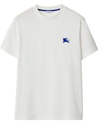 Burberry - "Ekd" Logo T-Shirt – - Lyst