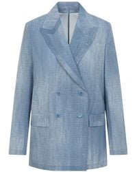 Ermanno Scervino - Long-Sleeves Double-Breasted Jacket - Lyst