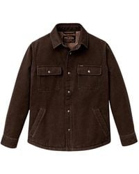 Filson - Fleece-Lined Button-Up Shirt Jacket - Lyst