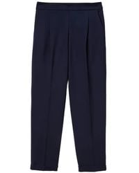 Benetton - Pleated Tailored Trousers - Lyst