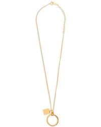 Balenciaga - Saint-Germain Ring-Charm Necklace - Lyst