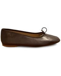 A.P.C. - Cleo Bow-Detail Ballet Flats - Lyst
