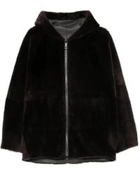 Simonetta Ravizza - Bart Hooded Shearling Jacket - Lyst