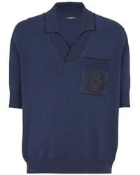 Balmain - Polo-Collar T-Shirt - Lyst