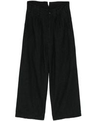 Nude:mm - Houndstooth-Pattern Pleated Trousers - Lyst