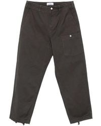 Stone Island - 3100038 Slub Cotton Batavia-Tc_S.I. Marina Cargo Trousers - Lyst