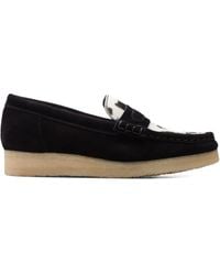 Clarks - Wallabee "Cow Print Hairon" Loafers - Lyst