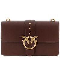 Pinko - Bandolera Love One Classic Con Apliques - Lyst