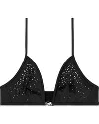 DIESEL - Reggiseno A Triangolo Luna-Dnm Con Decorazione - Lyst