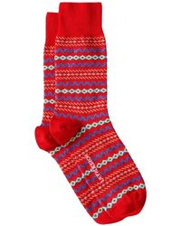 JW Anderson - Fair Isle-Knit Socks - Lyst