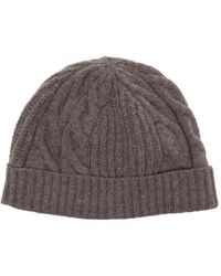 N.Peal Cashmere - Bonnet En Maille Torsadée - Lyst
