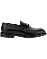 Moschino - Leather Loafers - Lyst