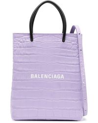 Balenciaga - Mini Shopper aus Leder - Lyst