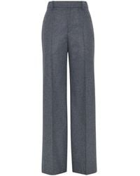 Brunello Cucinelli - Wide-leg Tailored Trousers - Lyst