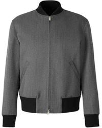 Lardini - Bomberjacke mit Reißverschluss - Lyst
