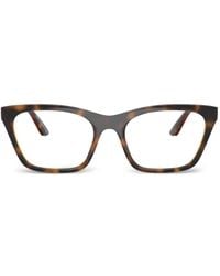 Emporio Armani - Lunettes De Soleil À Monture Papillon - Lyst
