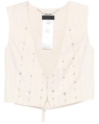Liu Jo - Chaleco A Rayas Con Strass - Lyst