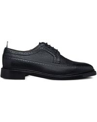 Thom Browne - Pebble Lucido Leather Sole Longwing Brogues - Lyst
