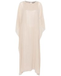 Peserico - Crew-Neck Maxi Dress - Lyst