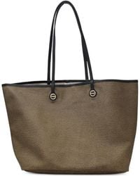 Borbonese - Printed Top Handle Shoulder Bag - Lyst
