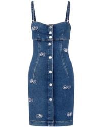 Moschino - デニム ミニドレス - Lyst