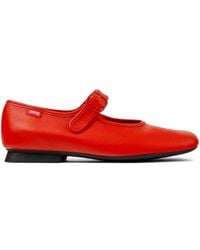 Camper - Casi Myra Leather Ballerina Shoes - Lyst