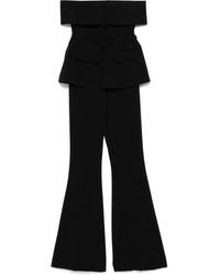 Self-Portrait - One-Piece Jumpsuit With Open Shoulders - Lyst