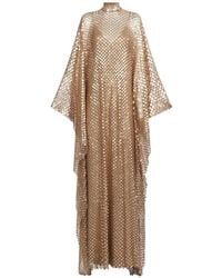 ‎Taller Marmo - Deserto Sequin-Embellished Maxi Kaftan Dress - Lyst