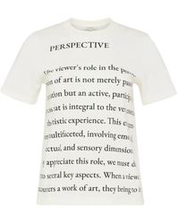 JW Anderson - T-Shirt mit Text-Print - Lyst