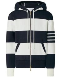 Thom Browne - Hector 4-Bar Striped Hoodie - Lyst