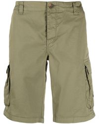 Mc2 Saint Barth - Knee-length Cotton Cargo-shorts - Lyst