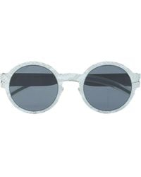 Mykita - Occhiali Da Sole Tondi Con Stampa - Lyst
