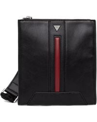 Guess - Torino Logo-Plaque Messenger Bag - Lyst