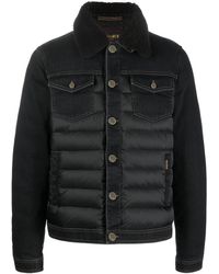Moorer - Button-up Padded Down Jacket - Lyst