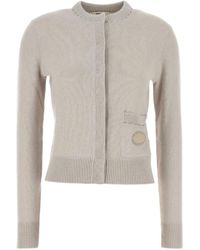 Fendi - Knitted Front-Pocket Cardigan - Lyst
