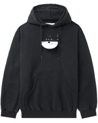 Doublet - Katoenen Hoodie Met Borduurwerk - Lyst