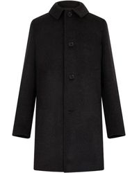 Fursac - Button-Fastening Coat - Lyst
