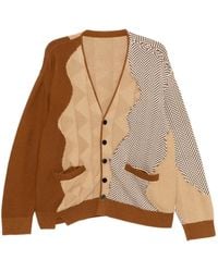 CROQUIS - Cardigan Con Effetto Jacquard - Lyst