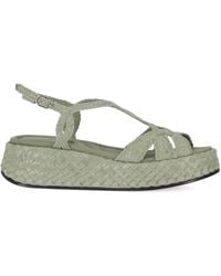 LA ROSE - Maui Platform Sandals - Lyst