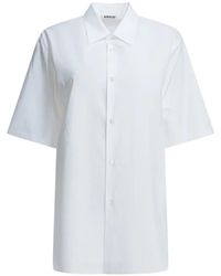 AURALEE - Camisa De Manga Corta - Lyst