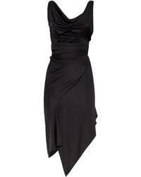 DSquared² - Midi-Jurk Met Col - Lyst