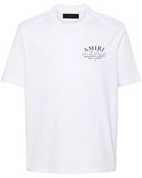 Amiri - T-Shirt En Coton À Logo Imprimé - Lyst