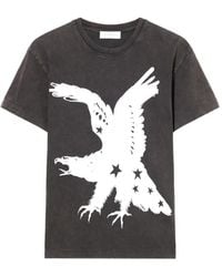 Off-White c/o Virgil Abloh - Eagle-Print T-Shirt - Lyst