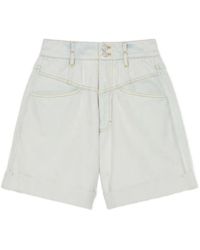 KENZO - Pantalones vaqueros cortos con parche del logo - Lyst