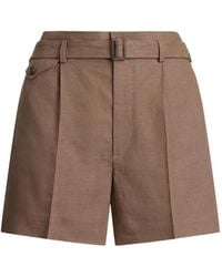 Ralph Lauren - Short Denise À Taille Ceinturée - Lyst