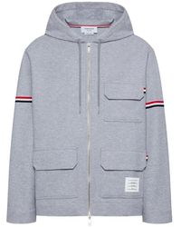 Thom Browne - Zip-fastening Hooded Jacket - Lyst