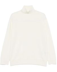 Malo - High-Neck Long-Sleeve Sweater - Lyst