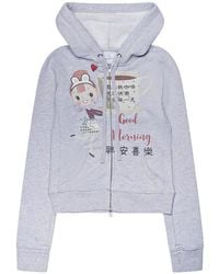 PRAYING - Graphic-Print Zip-Up Hoodie - Lyst
