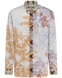 Pierre Louis Mascia - Diomede Floral-Print Longsleeve Shirt - Lyst