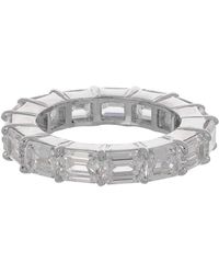 Fantasia by Deserio - 14kt White Gold Cubic Zirconia Eternity Ring - Lyst